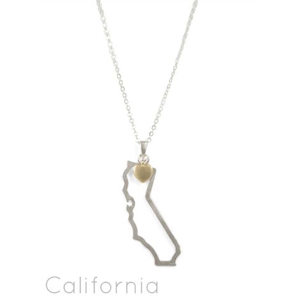 Cents of Style California State Charm Necklace